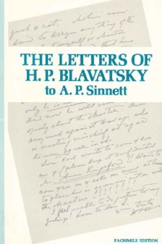 Cover of Letters of H P Blavatsky to A P Sinnett