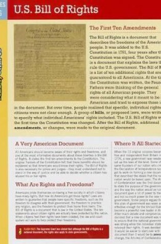Cover of U.S. Bill of Rights FlashCharts