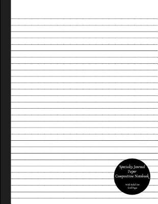 Book cover for Specialty Journal Paper Composition Notebook Wide Ruled Dot Pages