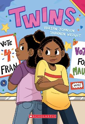 Book cover for Twins: A Graphic Novel (Twins #1)