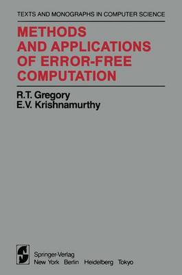 Cover of Methods and Applications of Error-Free Computation