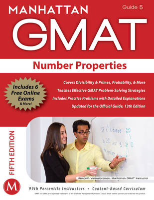 Cover of Number Properties GMAT Strategy Guide