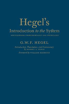 Book cover for Hegel's Introduction to the System
