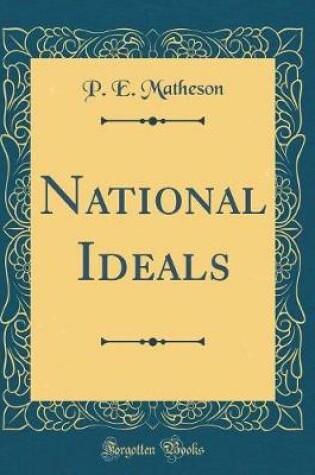 Cover of National Ideals (Classic Reprint)