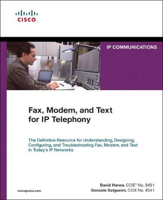 Book cover for Fax, Modem, and Text for IP Telephony