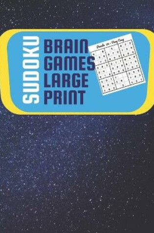 Cover of sudoku brain games large print