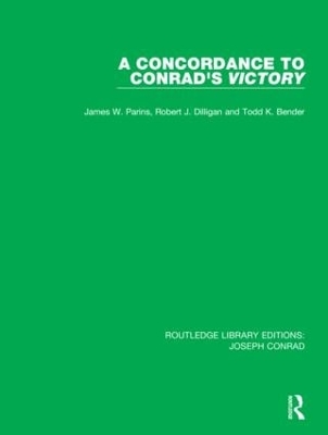 Book cover for A Concordance to Conrad's Victory