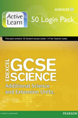 Cover of Edexcel GCSE Science: ActiveLearn 50 user pack