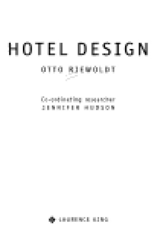 Cover of Hotel Design
