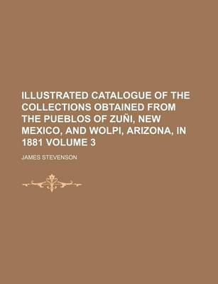 Book cover for Illustrated Catalogue of the Collections Obtained from the Pueblos of Zuni, New Mexico, and Wolpi, Arizona, in 1881 Volume 3