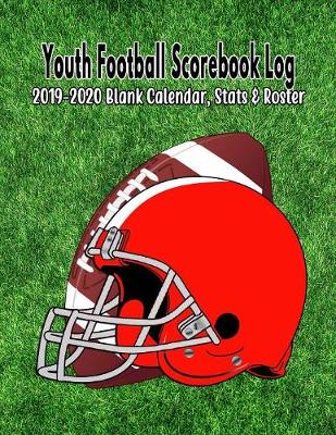 Book cover for Youth Football Scorebook Log