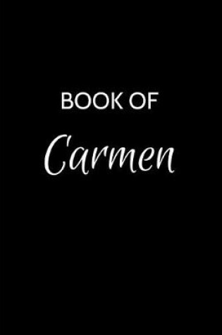 Cover of Book of Carmen