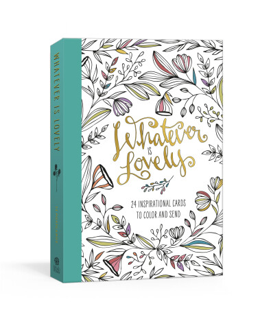 Book cover for Whatever Is Lovely Postcard Book