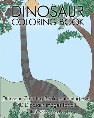 Book cover for Dinosaur Coloring Book