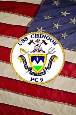 Book cover for US Navy Patrol Boat USS Chinook (PC 9) Crest Badge Journal