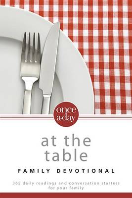 Book cover for Niv, Once-A-Day at the Table Family Devotional, Paperback