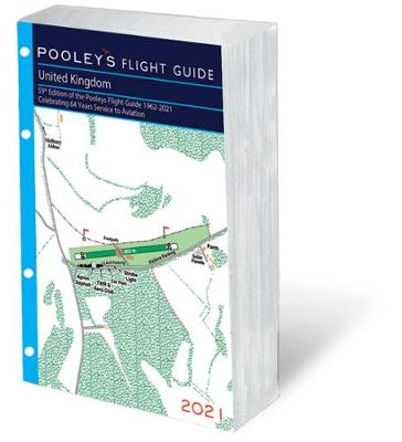 Book cover for Pooleys 2021 United Kingdom Flight Guide - Loose Leaf Edition