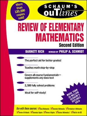 Book cover for Schaum's Outline of Review of Elementary Mathematics