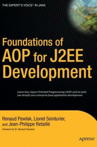 Cover of Foundations of Aop for J2EE Development