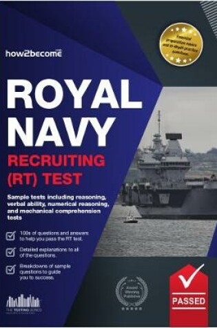Cover of Royal Navy Recruiting Test 2015/16: Sample Test Questions for Royal Navy Recruit Tests