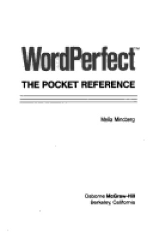 Cover of WordPerfect