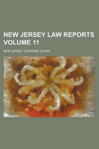 Cover of New Jersey Law Reports Volume 11