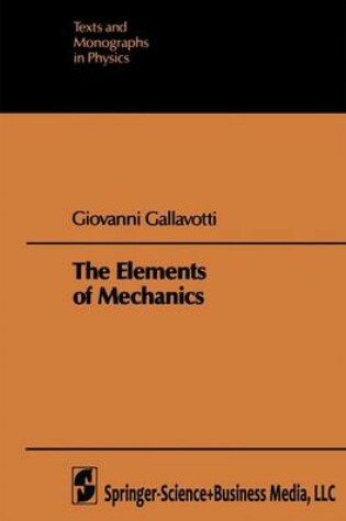 Cover of The Elements of Mechanics