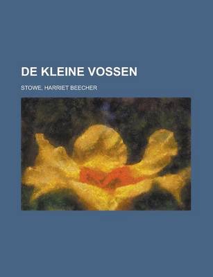 Book cover for de Kleine Vossen