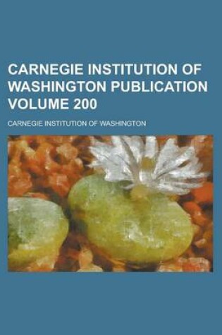 Cover of Carnegie Institution of Washington Publication (No. 152)