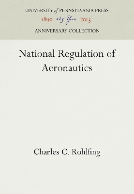 Book cover for National Regulation of Aeronautics