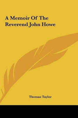 Book cover for A Memoir of the Reverend John Howe