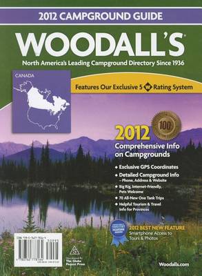 Cover of Woodall's Canada Campground Guide, 2012