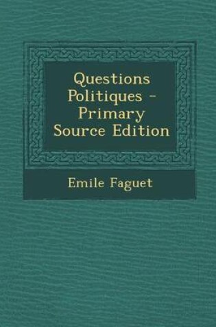 Cover of Questions Politiques