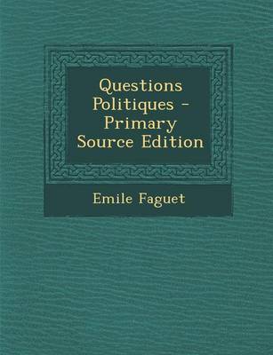 Book cover for Questions Politiques