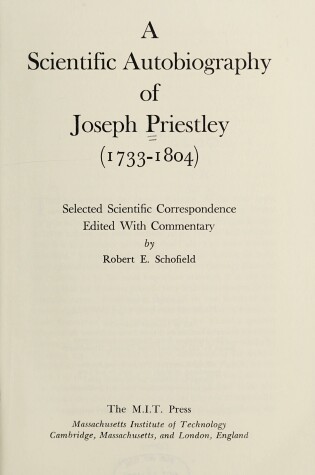 Cover of Scientific Autobiography