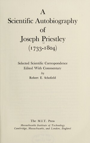 Book cover for Scientific Autobiography