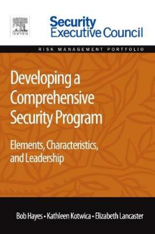 Cover of Developing a Comprehensive Security Program
