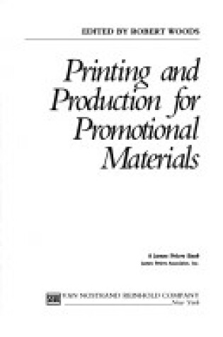 Cover of Printing and Production of Promotional Materials
