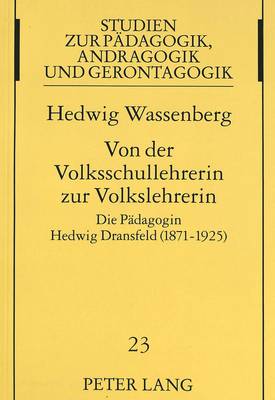 Book cover for Von Der Volksschullehrerin Zur Volkslehrerin