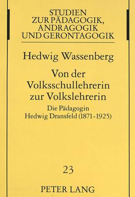 Cover of Von Der Volksschullehrerin Zur Volkslehrerin