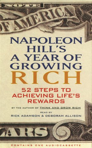 Book cover for Napoleon Hill's a Year of Growing Rich