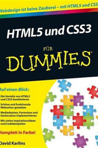 Cover of Html5 Und Css3 Fur Dummies