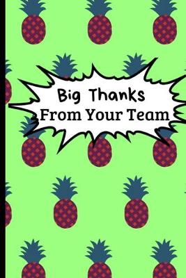 Book cover for Big Thanks From Your Team