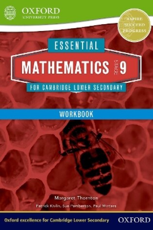 Cover of Essential Mathematics for Cambridge Lower Secondary Stage 9 Workbook