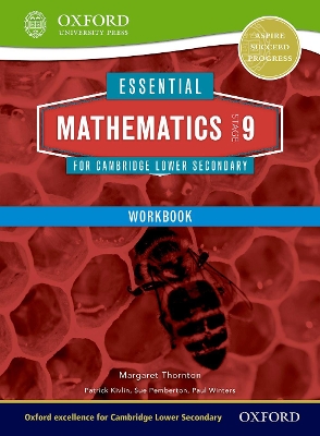 Book cover for Essential Mathematics for Cambridge Lower Secondary Stage 9 Workbook