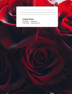 Book cover for Roses Composition Book - Roses Are Red