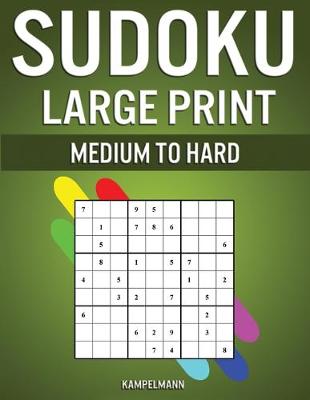 Book cover for Sudoku Large Print Medium to Hard