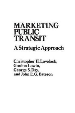 Cover of Marketing Public Transit