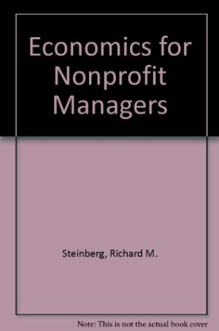 Cover of Economics for Nonprofit Managers