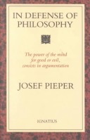 Book cover for In Defence of Philosophy